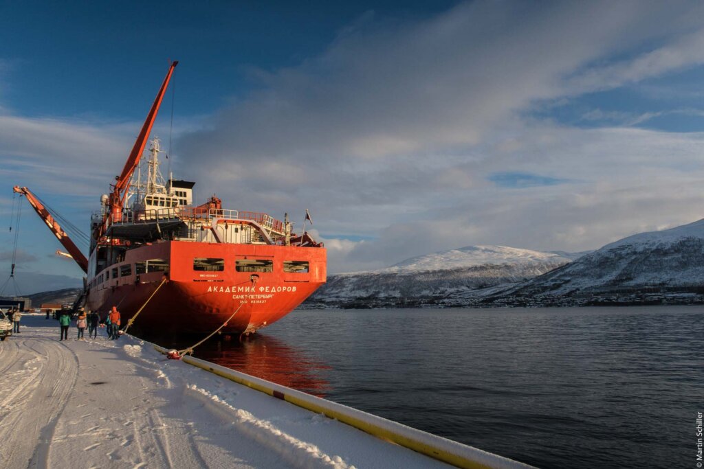 In Tromsø eingelaufen